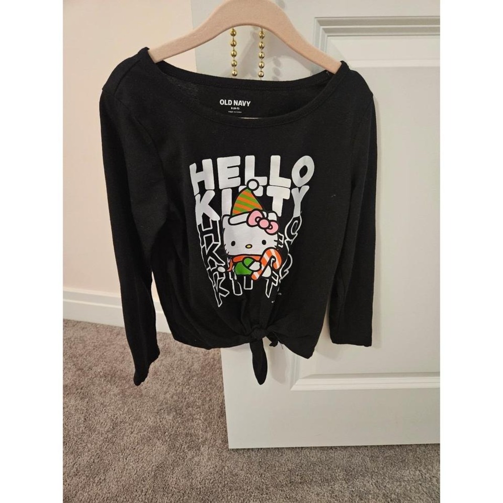 Hello kitty holiday girls top size 6
